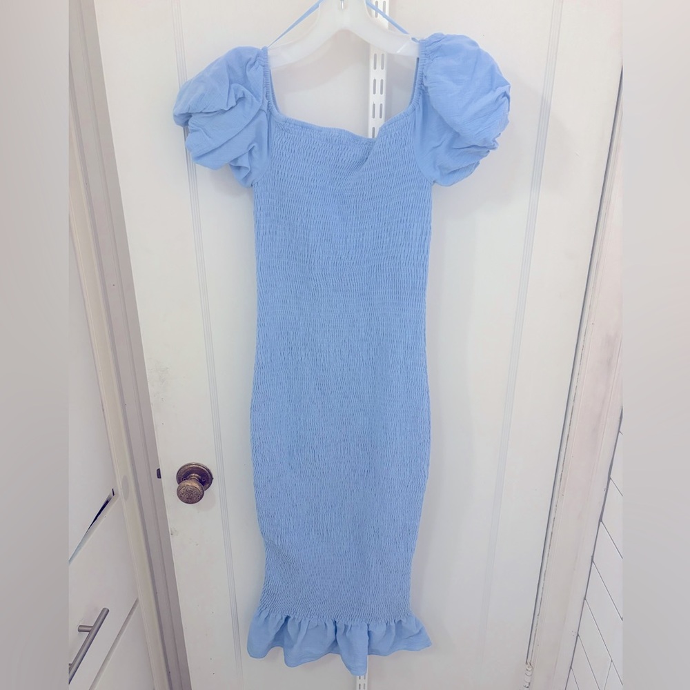 Blue Midi Dress